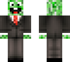 explodingtnt creeper in suit