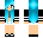 ombre hair - blue