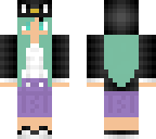 pastel penguin girl