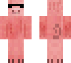 pig with glasses