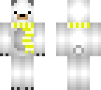 polar bear with cute scarf