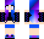 purple and blue