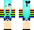 rainbow summer girl