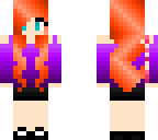 random purple girl