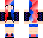 red and blue girl