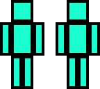 solid teal with black lines