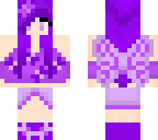 violet butterfly girl