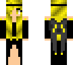 yellow hair dark angle