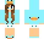 baby duck girl in blue