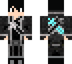 black sword man kirito 