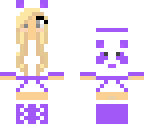 blonde panda