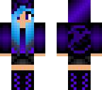 blue and purple