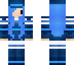 blue girl
