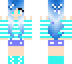 blue girl