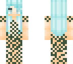 blue haired elf covered in vines