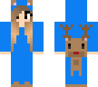 blue reindeer