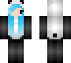 edited panda girl