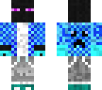 enderman with blue jacket
