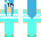 fall blue girl