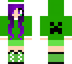 gaming creeper girl