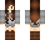 girl with grey shirt and socks