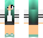 green haired girl