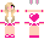 pink bunny girl 
