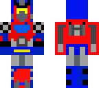 red as optimus prime bird