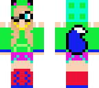 wolf girl gamer with beanie