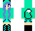 blue and green fox