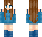 blue not chibi girl