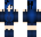 cute blue girl