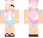pink hair girl