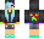 rainbow sweater creeper girl