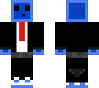 slight 3d blue slime
