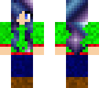 winter galaxy girl without hat