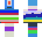 a rainbow aone eye alien