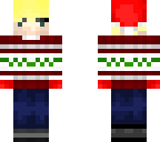 blond boy winter