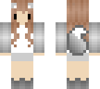 chibi arctic wolf girl