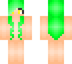 green hair