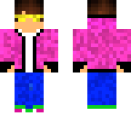 pink hoodie
