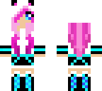 pink human cat