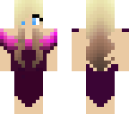 pretty purple ombre girl