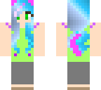 purple blue kitty skin
