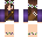 purple nature girl