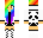 rainbow panda girl
