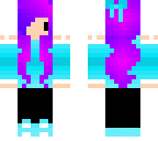 sky blue chibi girl