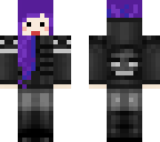 wither girl purple hair