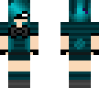 blue masked girl