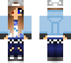 cool blue girl
